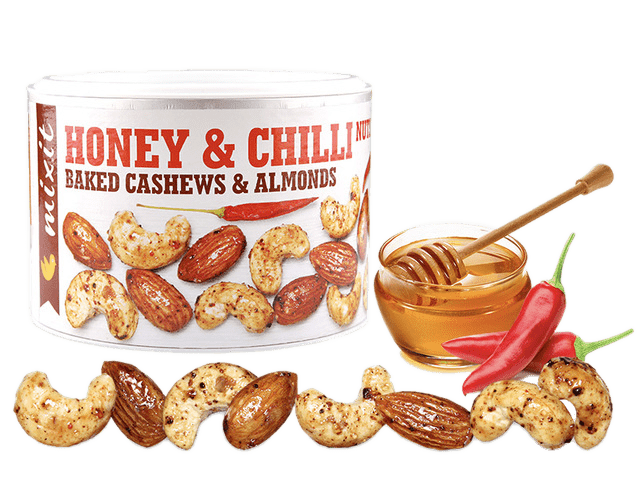 Oříšky z pece - med a chilli, Mixit