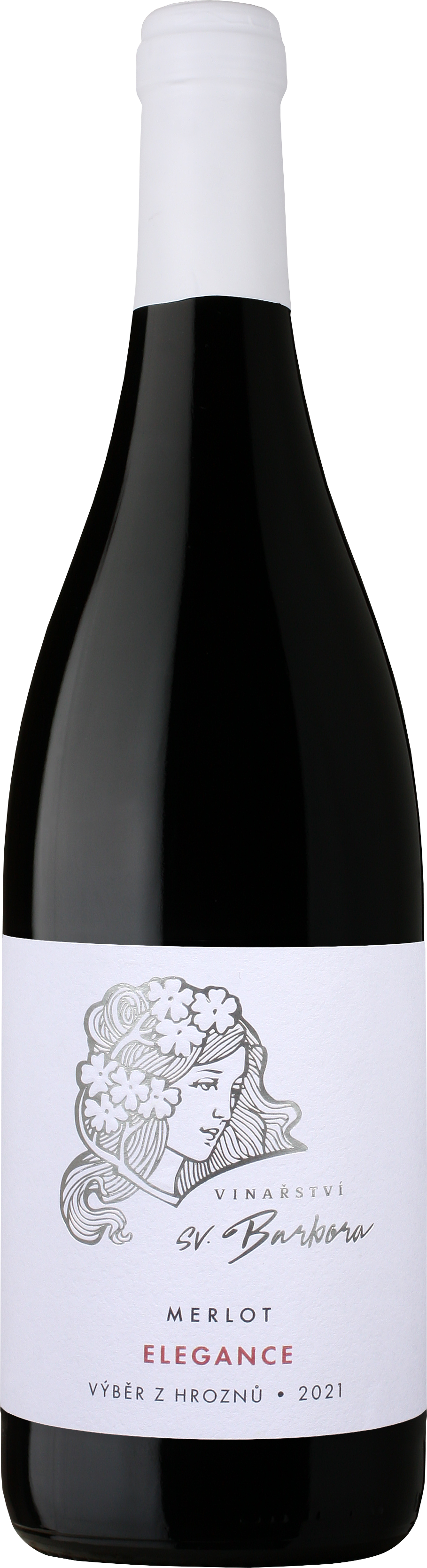 Merlot ELEGANCE 2021, červené suché, sv. Barbora